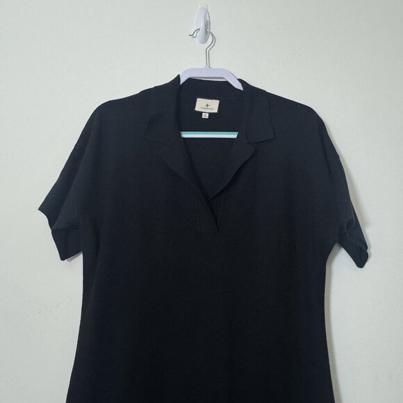 Tuckernuck Women’s Channing Polo Midi Sweater Dress Size M Oversized Collared - Picture 3 of 9